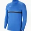 Олимпийка мужская Nike Dry Academy 21 Drill Top Blue Cw6110-463