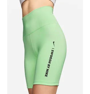 Шорты женские Nike One Df Hr Shrt Gls Green FZ4873-376