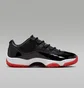Кроссовки мужские Air Jordan 11 Retro Low Bred 2025 Black FV5104-006