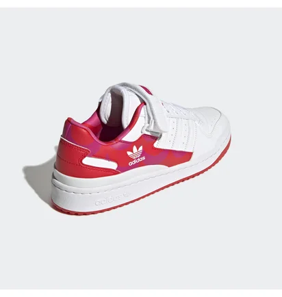 Кроссовки женские Adidas Forum Marimekko Low White/Red H00645