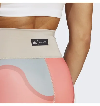 Шорты женские Adidas X Marimekko Optime Training Bike Short Leggings Multi HR8182