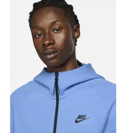 Толстовка мужская Nike Sportswear Tech Fleece Windrunner Full-Zip Hoodie Light Blue FB7921-450