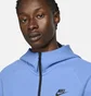 Толстовка мужская Nike Sportswear Tech Fleece Windrunner Full-Zip Hoodie Light Blue FB7921-450