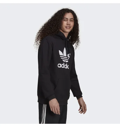 Худи мужское Adidas Adicolor Classics Trefoil Hoodie Black H06667