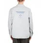 Рубашка унисекс Liberaiders Poplin Longsleeve Shirt Grey 711042201