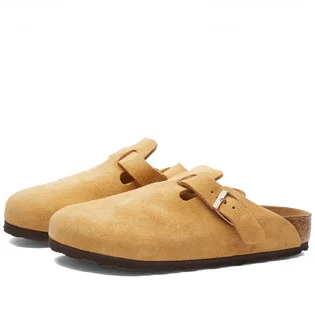 Тапочки жіночі Birkenstock Boston Beige 1026181