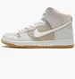 Кросівки унісекс Nike Sb Dunk High Pro Iso Grey/Beige DA9626-100