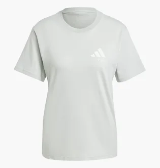 Футболка жіноча Adidas Lounge Verbiage Grey JN9073