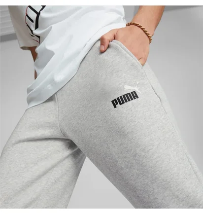 Штаны мужские Puma Essentials+ 2 Col Logo Grey 586767-04