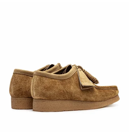Ботинки унисекс Clarks Wallabee Hairy Suede Brown 26168852