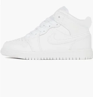 Кросівки дитячі Air Jordan 1 Mid Ps White 640734-130