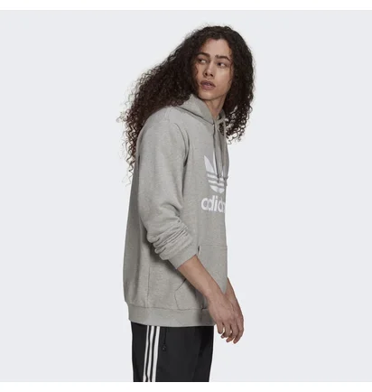 Худи мужское Adidas Adicolor Classics Trefoil Hoodie Grey H06669