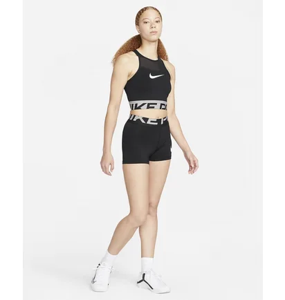 Топ женский Nike W Np Df Grx Crop Top Black Dm7689-010