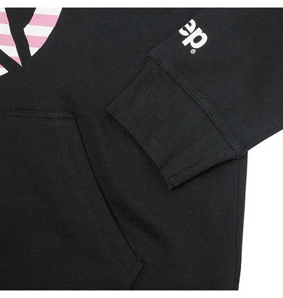 Худи унисекс Jeep Hooded Oversize Sweatshirt Star Striped Print Black O102608-B000