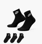 Носки унисекс Nike Nsw Everyday Essential An Black (3 пары) Dx5074-010