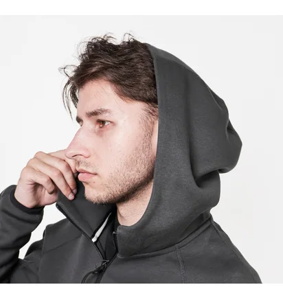 Толстовка чоловіча Nike Sportswear Tech Fleece Windrunner Grey FB7921-060