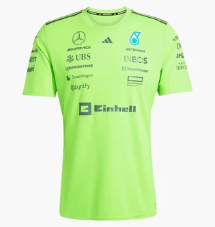 Футболка мужская Adidas Mercedes - Amg Petronas Formula One Team Set Up Green JZ7402