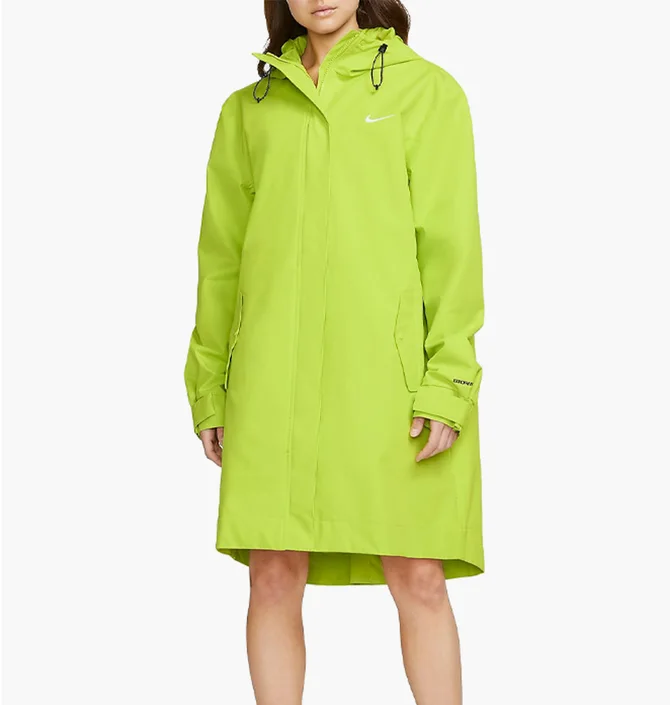 Парка женская Nike W Nsw Essntl Sf Wvn Prka Jkt Green Dm6245-321