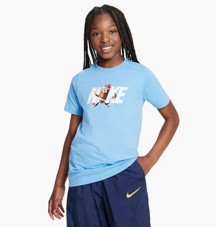Футболка детская Nike Football Ball Light Blue FD3971-412
