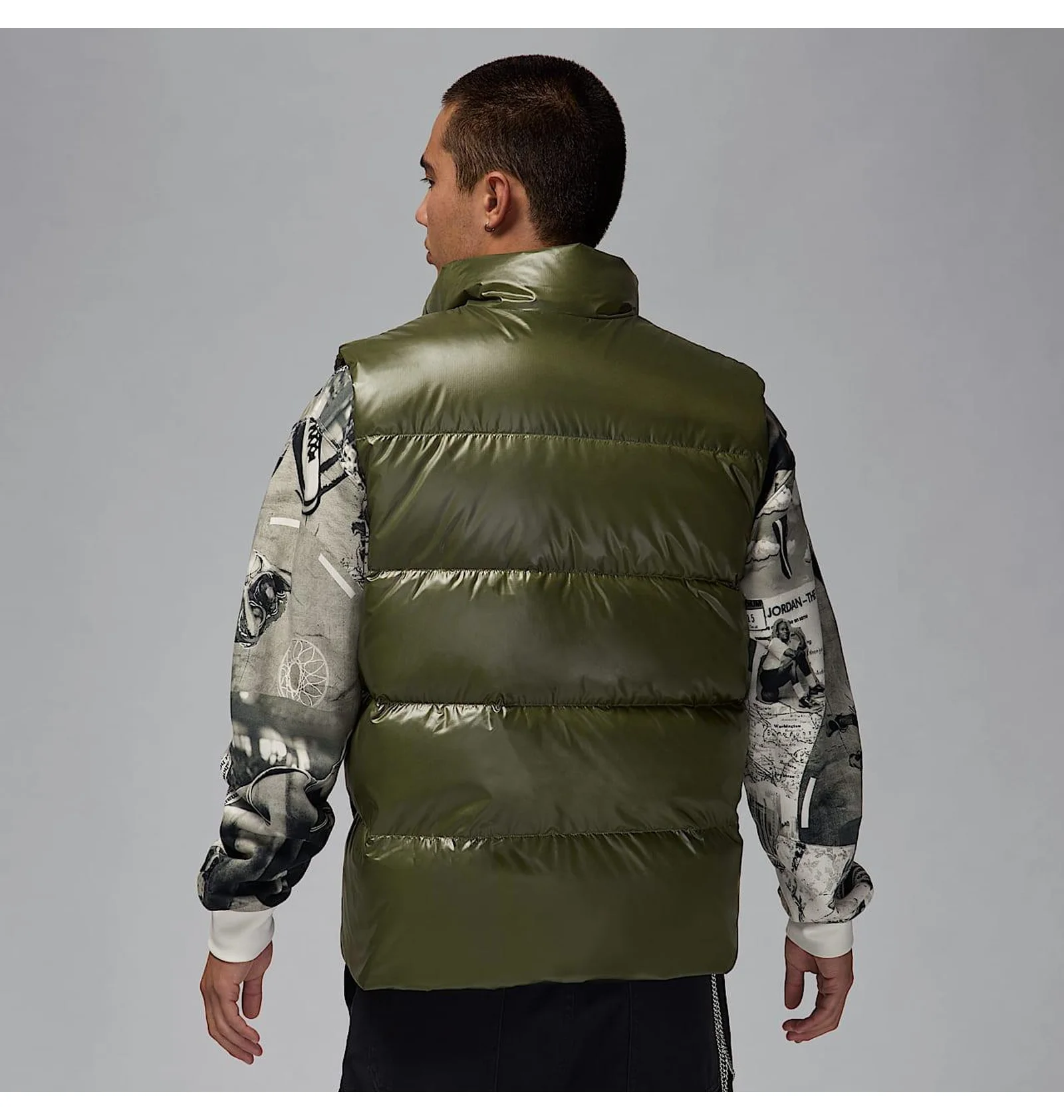Jordan Aircraft Battle Vest CORDURA カスタム ᐉ Жилетка мужская Air Jordan Flight Down Vest Olive FV7273-222