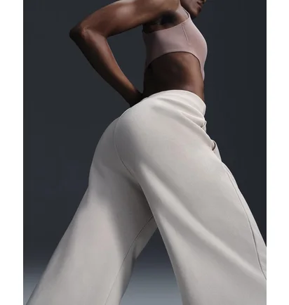 Штани жіночі Nike Sportswear Phoenix Fleece High-Waisted Wide-Leg Logo Pants Grey FV7684-104