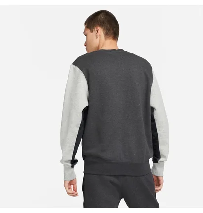 Свитшот мужской Nike M Nsw Hybrid Flc Crew Bb Dj5075-032