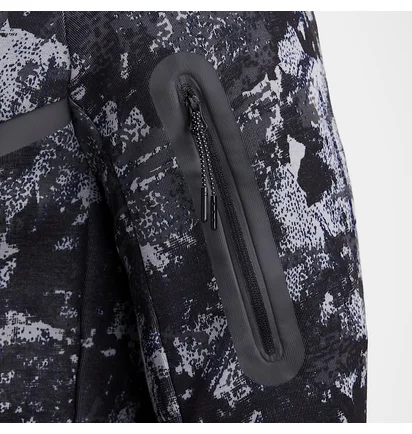 Толстовка мужская Nike Tech Fleece Hoodie Camo/Grey HV5055-060
