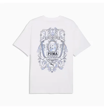 Футболка чоловіча Puma Graphic Mediterranea White 634437-02