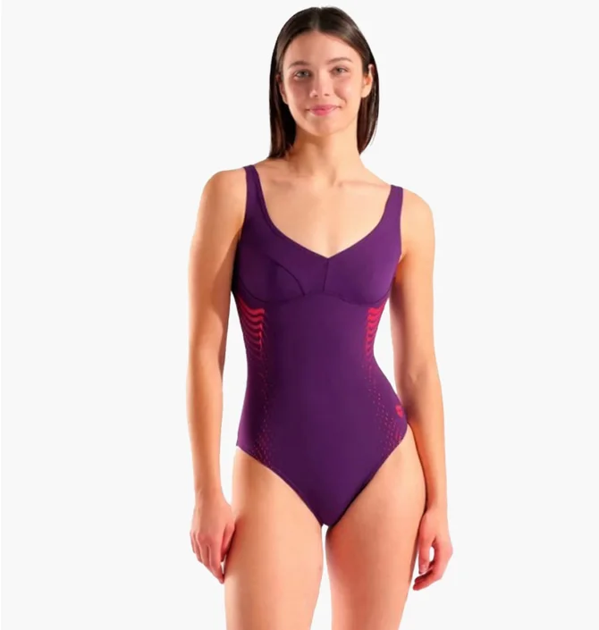 Купальник женский Arena Niceseness Swimsuit U Back Violet 010253-904