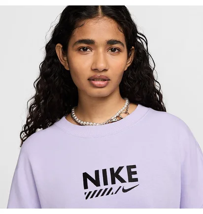 Спортивний костюм жіночий Nike Nsw Flc Os Crew Violet HM4318-515__HM4319-515