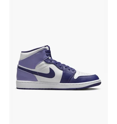 Кросівки чоловічі Air Jordan 1 Mid Shoes White/Violet DQ8426-515