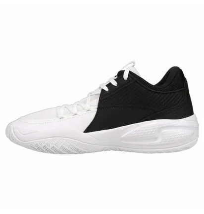 Кроссовки мужские Puma Court Rider I Basketball Shoes White/Black 195634-07