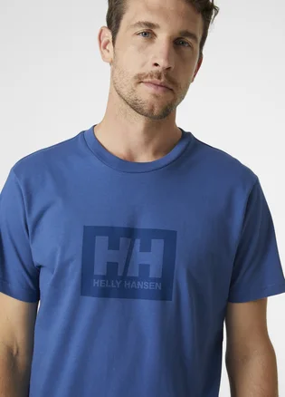 Футболка мужская Helly Hansen Box T Blue 53285-636
