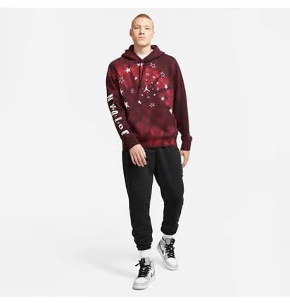 Худи мужское Air Jordan Legacy AJ6 Graphic Fleece Hoodie Bordo DD5225-010
