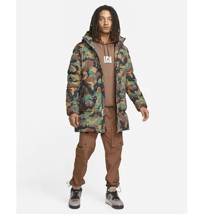 Парка мужская Air Jordan Mens Allover Print Parka Camo DC9679-333