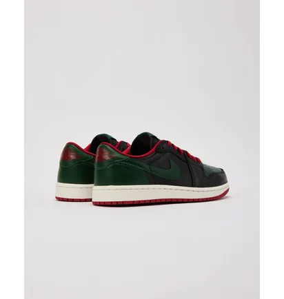 Кроссовки женские Air Jordan 1 Retro Low Og Black/Green CZ0775-036