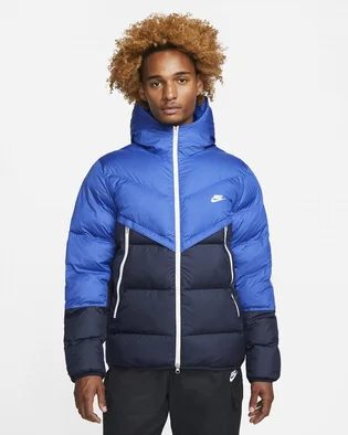 Пуховик мужской Nike M Nk Sf Wr Pl-Fld Hd Jkt Blue Dr9605-480