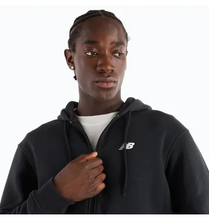 Толстовка чоловіча New Balance Sport Core Full Zip Black MJ43902BK