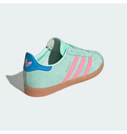 Кроссовки детские Adidas Gazelle Turquoise JP7125