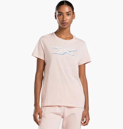 Футболка женская Reebok Vector Graphic T-Shirt Peach 100071095
