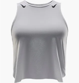 Топ женский Nike Aeroswift Dri-Fit-Adv-Lauf-Tanktop Im Crop-Design Grey FN2713-100