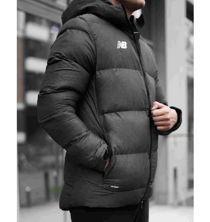 Пуховик мужской New Balance Team Base Black Mj031540Bmr