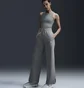 Штани жіночі Nike Sportswear Phoenix Fleece High-Waisted Wide-Leg Sweatpants Grey DQ5615-320
