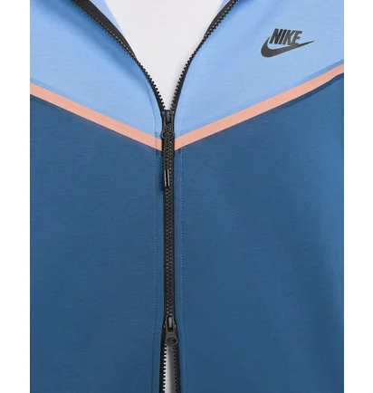 Толстовка чоловіча Nike Sportswear Tech Fleece MenS Full-Zip Hoodie Light Blue CU4489-412