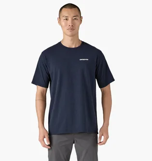 Футболка мужская Patagonia P-6 Logo Responsibili -Tee Blue NENA38504