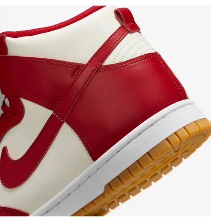 Кроссовки женские Nike Dunk High Beige/Red DD1869-114