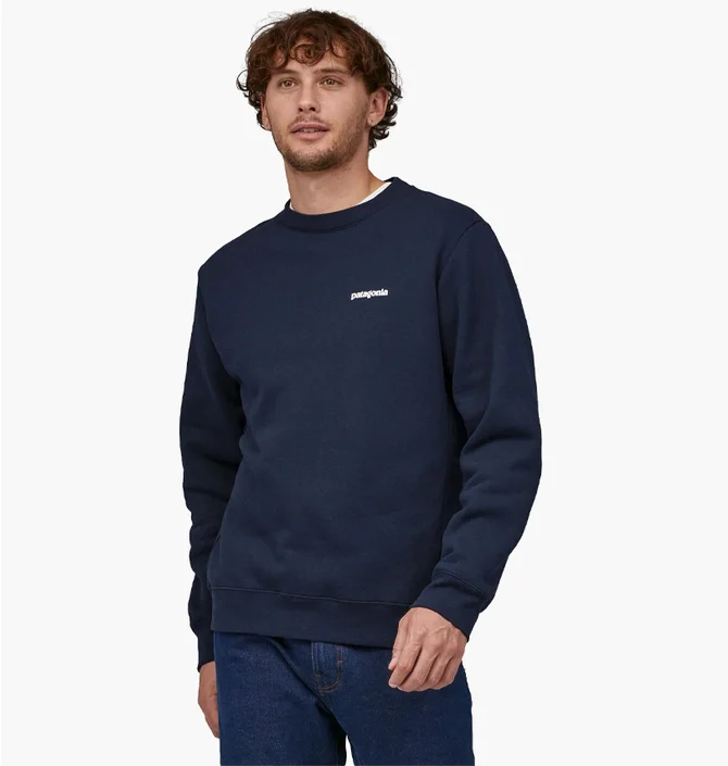 Свитшот мужской Patagonia P-6 Logo Uprisal Crew Sweatshirt New Blue NENA39657