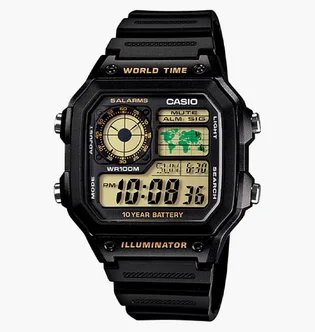 Часы мужские Casio AE-1200WH-1B