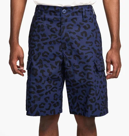 Шорты мужские Nike Sb Kearny Allover Print Shorts Blue FQ4946-410