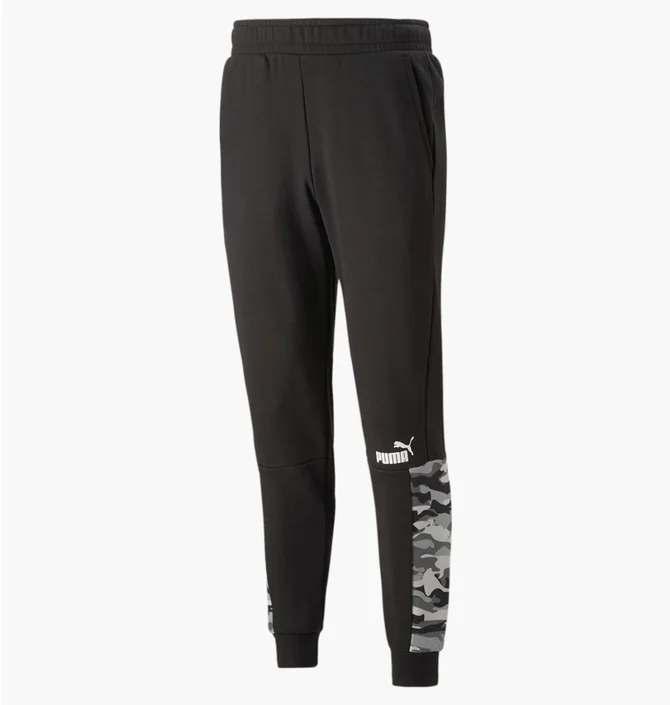 Штаны мужские Puma Essentials Block Camo Black 673339-01